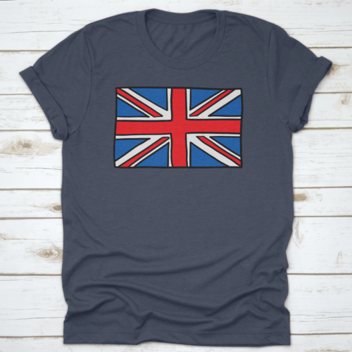 Uk Doodle Flag United Kingdom Shirt
