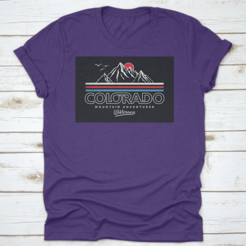 Mountain Illustration, Outdoor Adventure. Vector Graphics For T Shirt