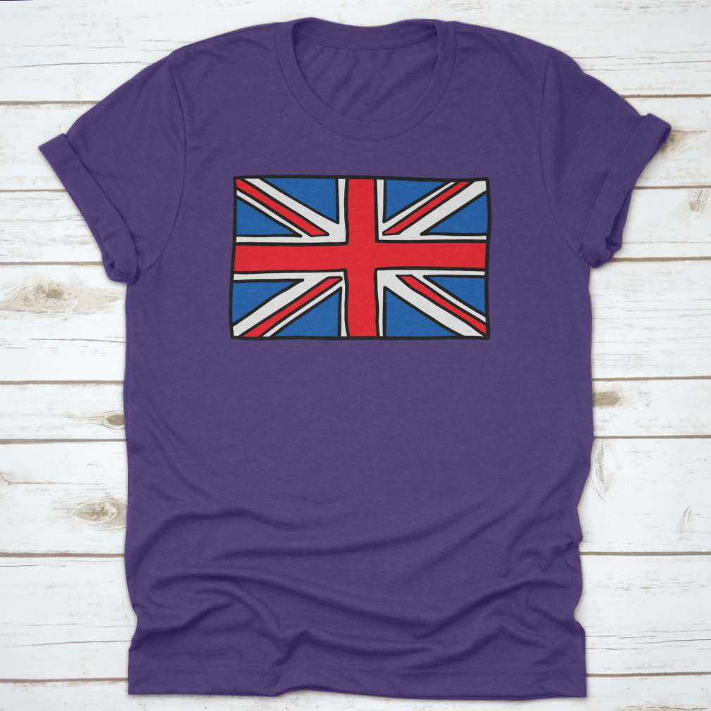 Uk Doodle Flag United Kingdom Shirt