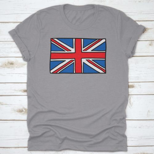 Uk Doodle Flag United Kingdom Shirt