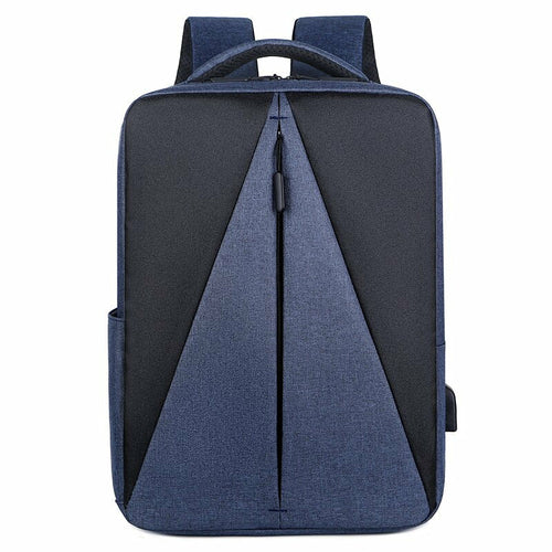 Mens Waterproof Oxford Cloth Backpacks Multifunctional USB Charging