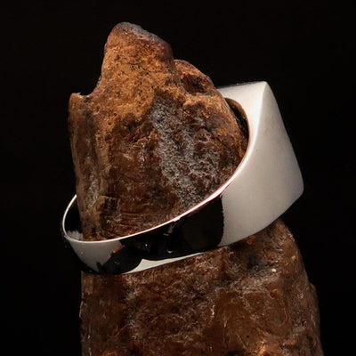 Excellent crafted Men's French Flag Ring France - Sterling Silver