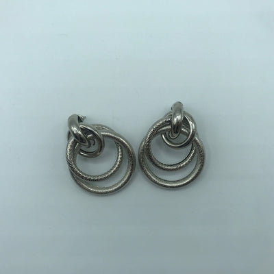 Multi hoop snake pattern earrings