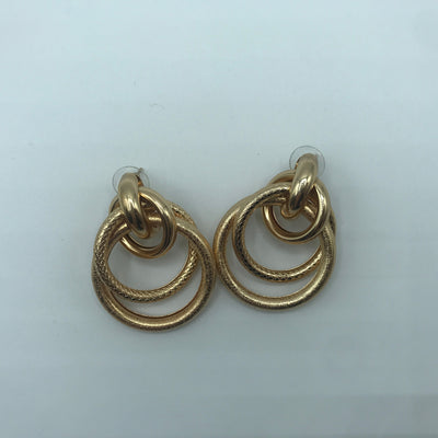 Multi hoop snake pattern earrings