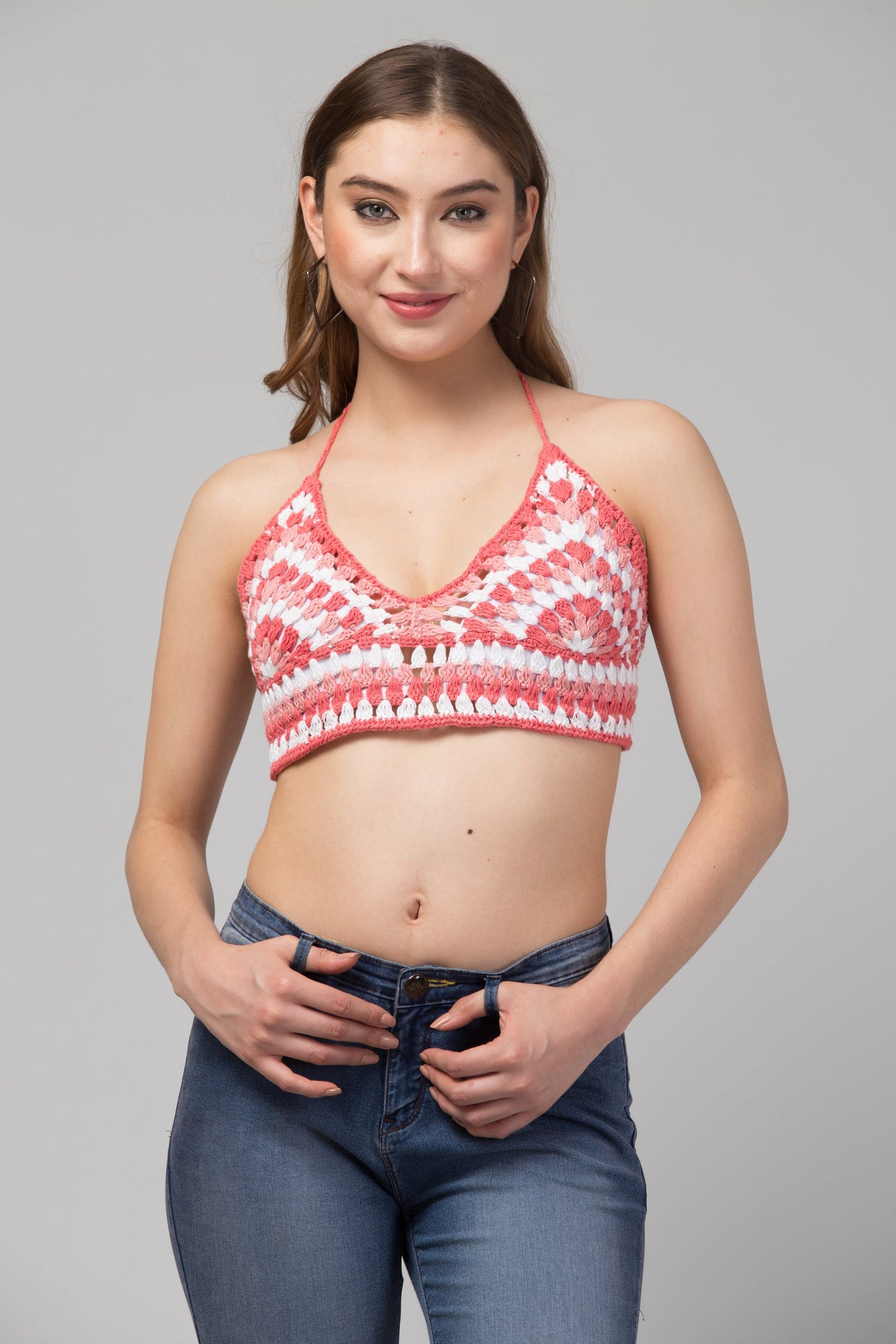 Rose Crop Top-Bralette