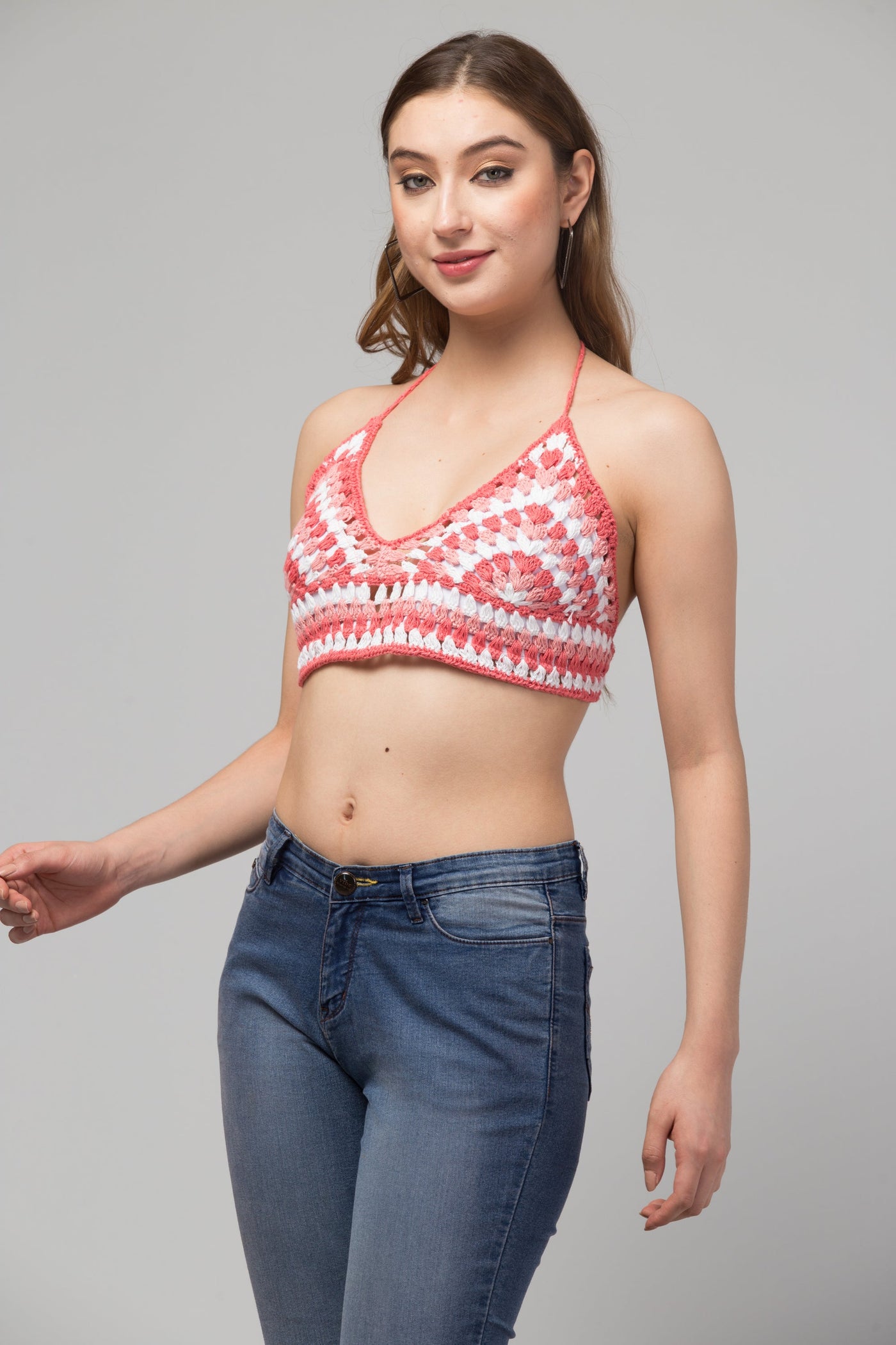 Rose Crop Top-Bralette