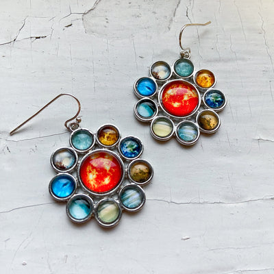 Solar System Halo Jewelry Set