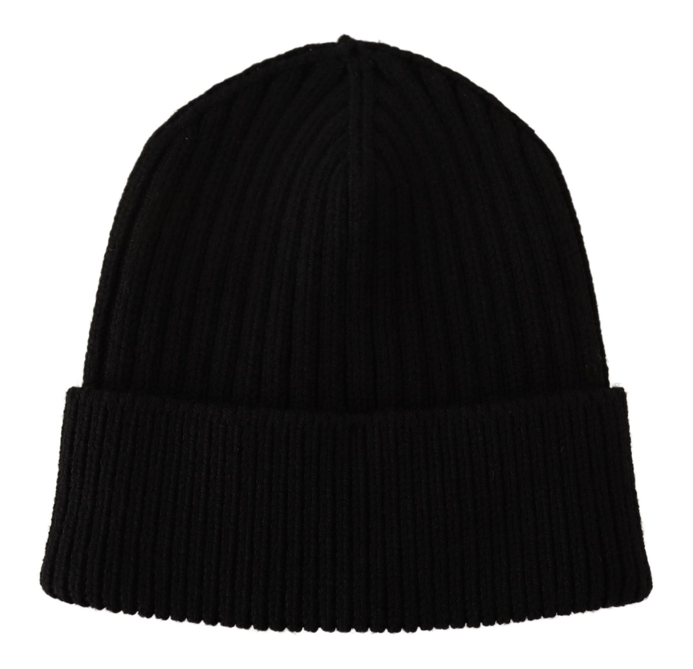 Dolce & Gabbana Black Wool Knit Women Winter Hat