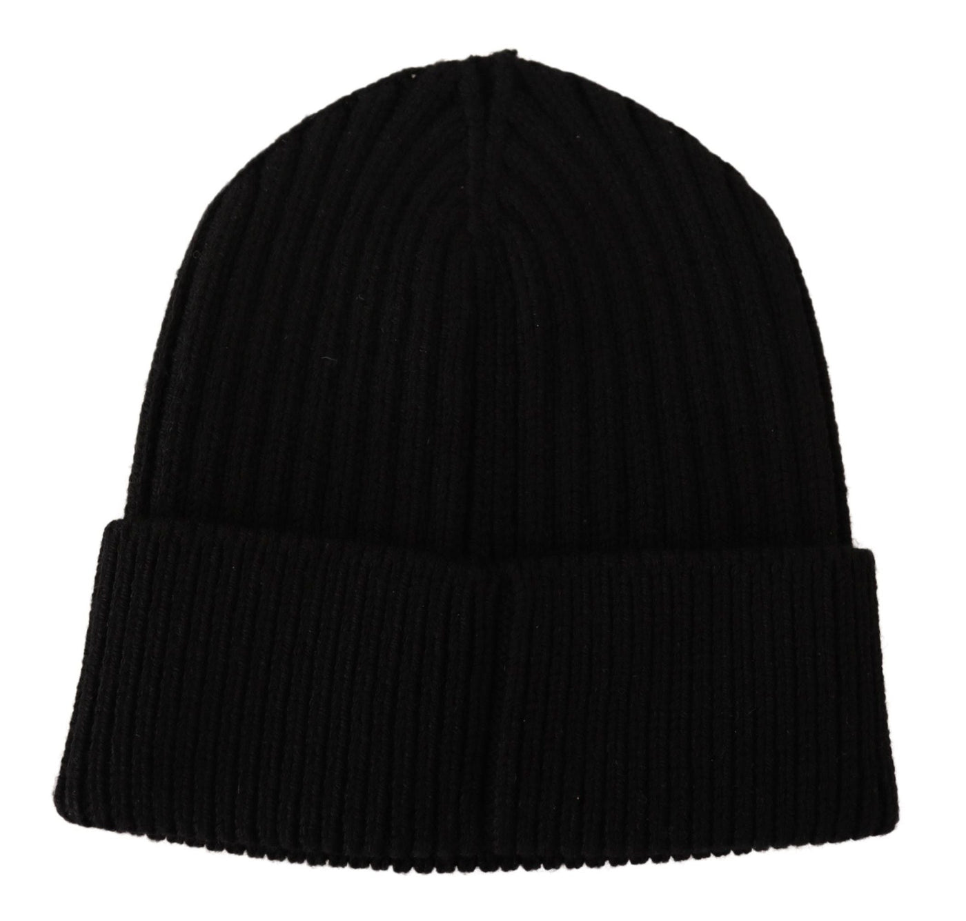 Dolce & Gabbana Black Wool Knit Women Winter Hat