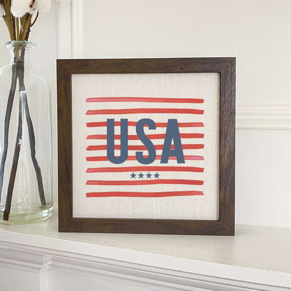 USA - Framed Sign