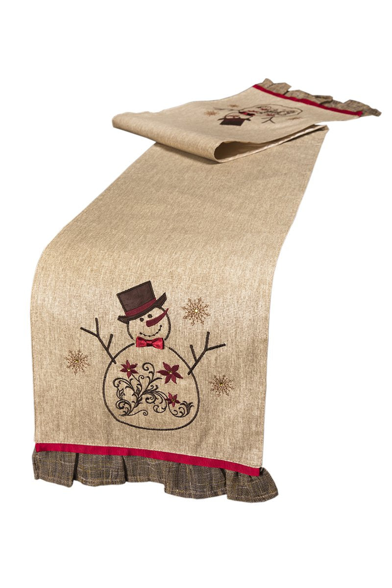 ML14899 Snowman Table Runner, 13''x72''