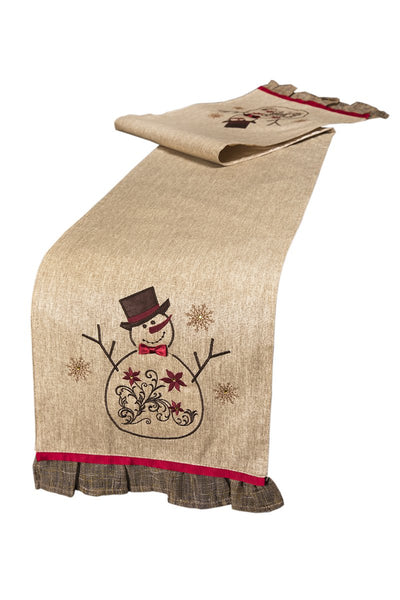 ML14899 Snowman Table Runner, 13''x72''