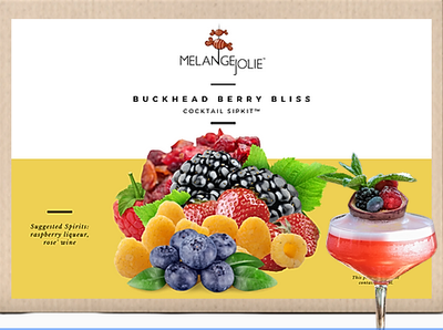 Mélange Jolie Buckhead Berry Bliss Cocktail SipKit™ (Case of Six)