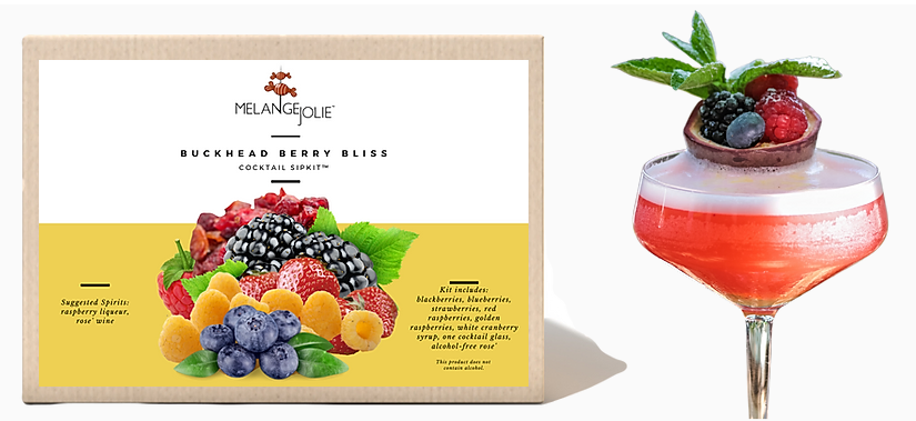 Mélange Jolie Buckhead Berry Bliss Cocktail SipKit™ (Case of Six)