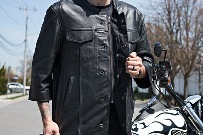 Mesa - Men's Motorcycle Leather Shirt