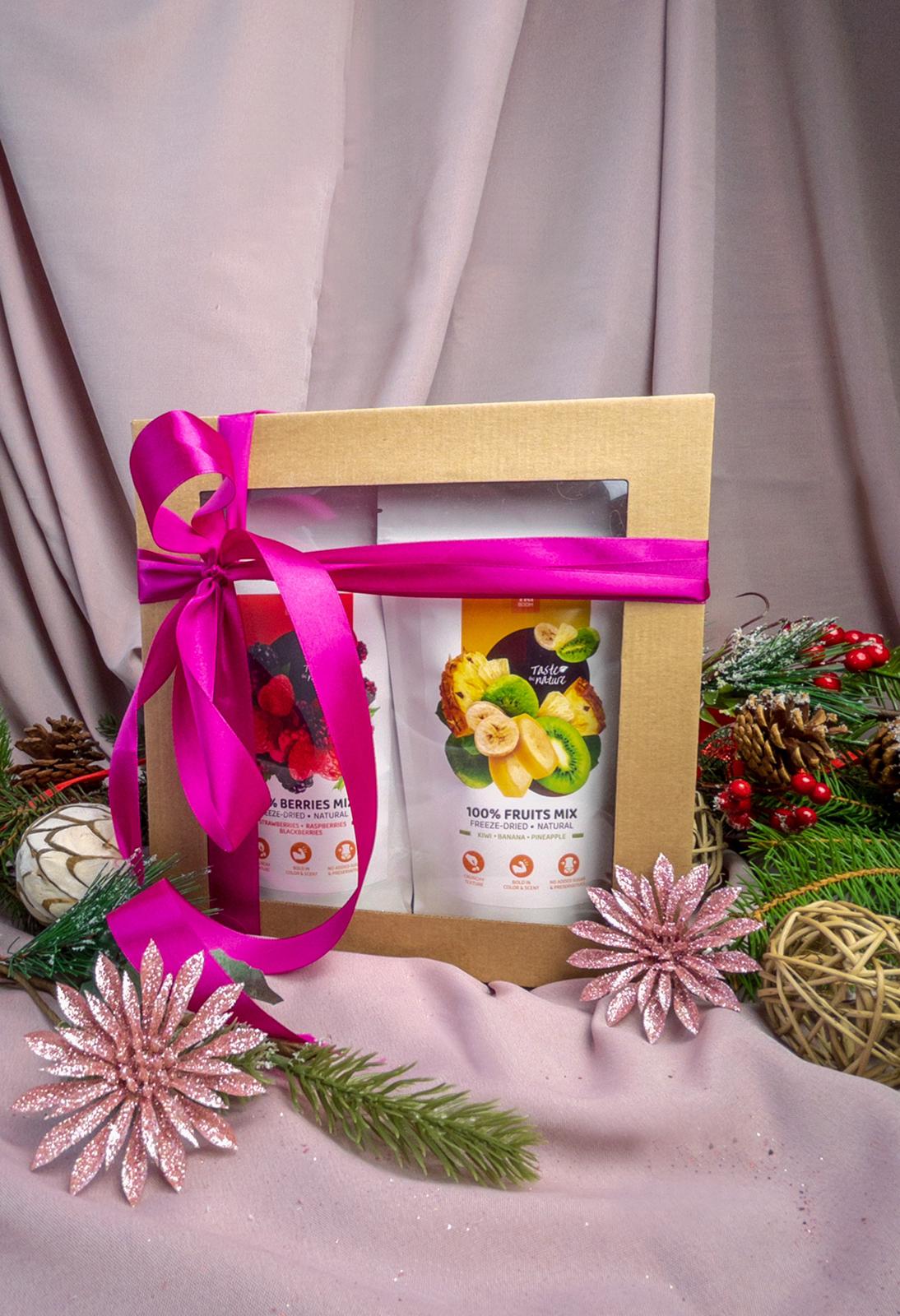 Gift Set, Freeze dried Berries Mix + Fruit Mix