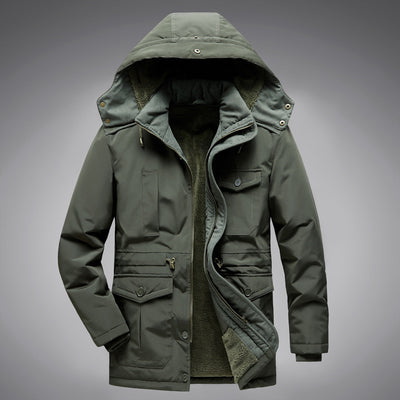 Lambswool Liner Cotton Coat Jacket