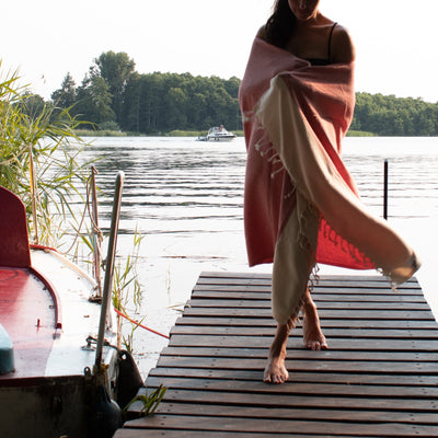 Otto Red Turkish Towel