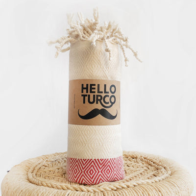 Otto Red Turkish Towel