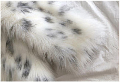 Women Winter New Faux Fox Fur Coats Ladies Casual Snow Leopard Print