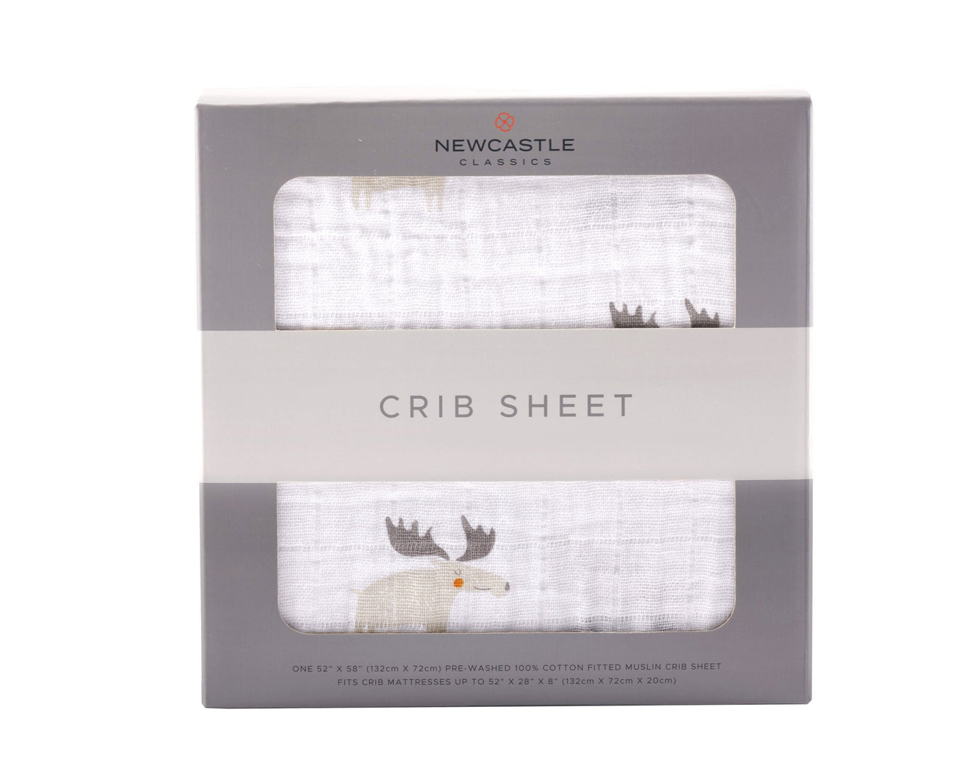 Mister Moose Crib Sheet