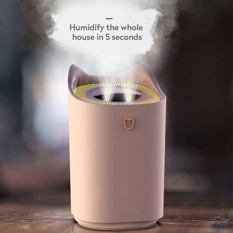 Humidifier Home 3L Air Ultrasonic Essential Oil Aroma Diffuser Double