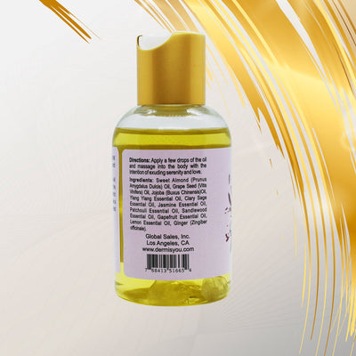 Cupid Moisture Body Oil with Rose Quartz Crystals