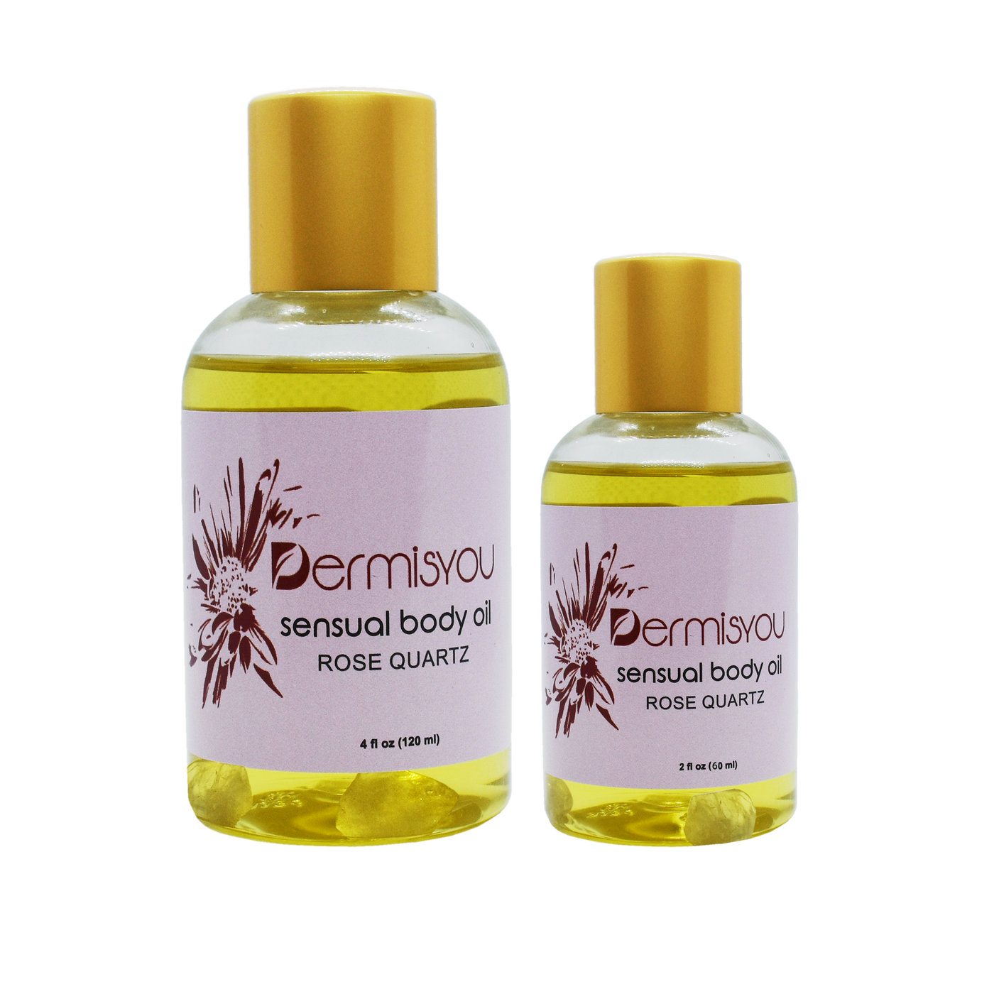 Cupid Moisture Body Oil with Rose Quartz Crystals