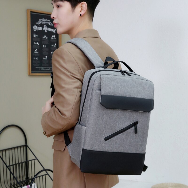 Men's Backpack Multifunction USB Charging Bag For Laptop Large