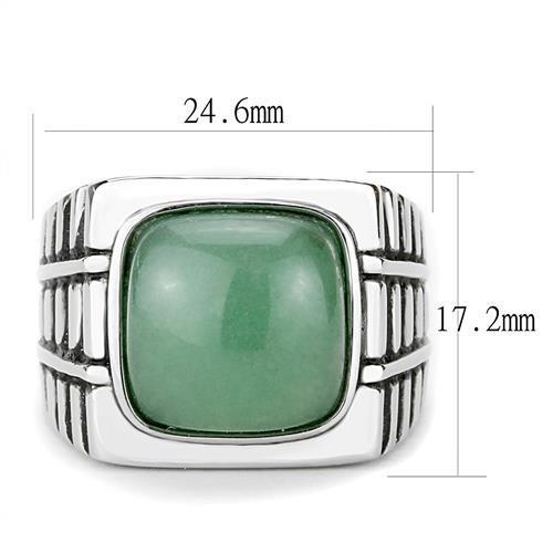 TK3229 - High polished (no plating) Stainless Steel Ring with