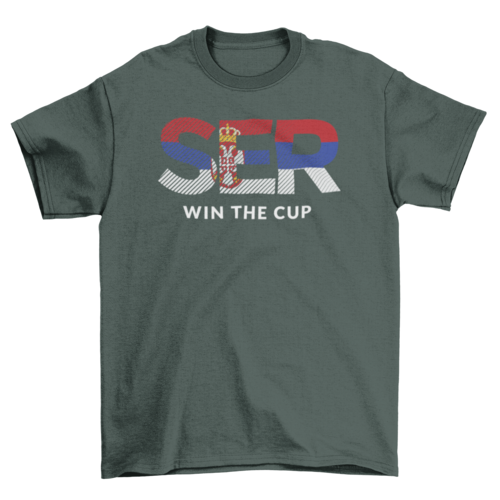 Serbia world cup t-shirt