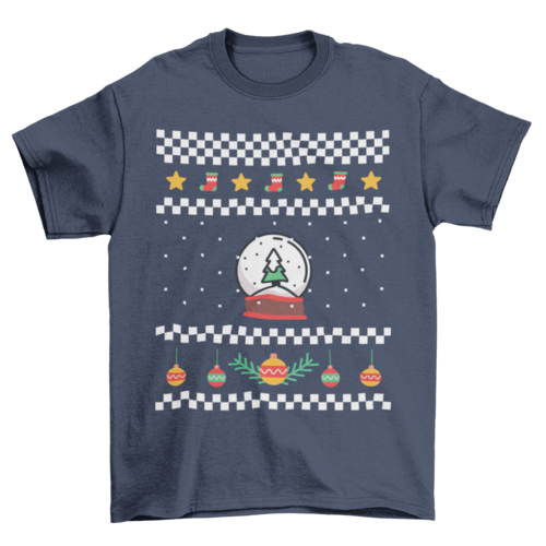 Ugly Christmas Holiday Sweater Elements Unisex Tshirt