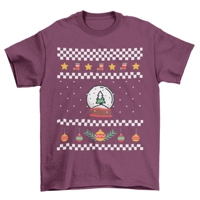 Ugly Christmas Holiday Sweater Elements Unisex Tshirt