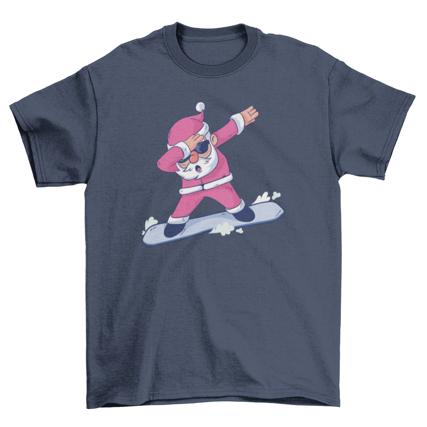 Snowboard Santa Dab T-shirt