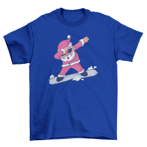 Snowboard Santa Dab T-shirt