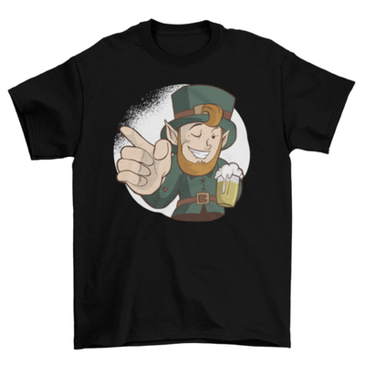 Winking Leprechaun T-Shirt