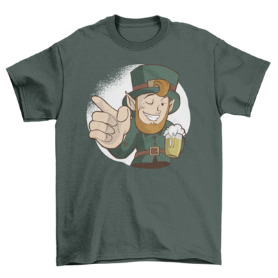 Winking Leprechaun T-Shirt