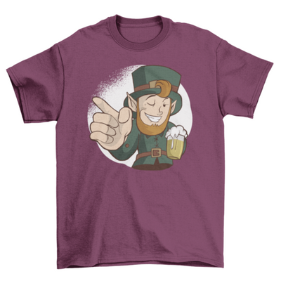 Winking Leprechaun T-Shirt