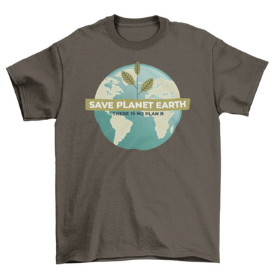 Save planet earth t-shirt