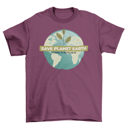 Save planet earth t-shirt