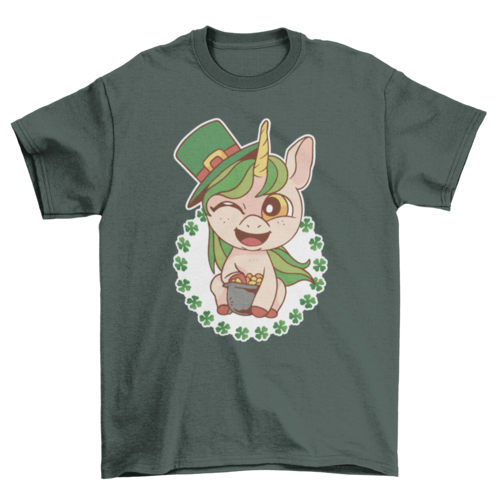 St. Patrick's Unicorn T-shirt