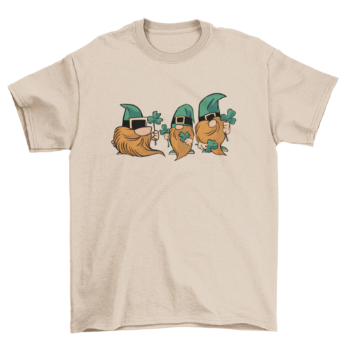 Gnomes clovers t-shirt