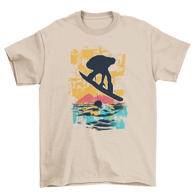 Sunset Snowboarder T-shirt