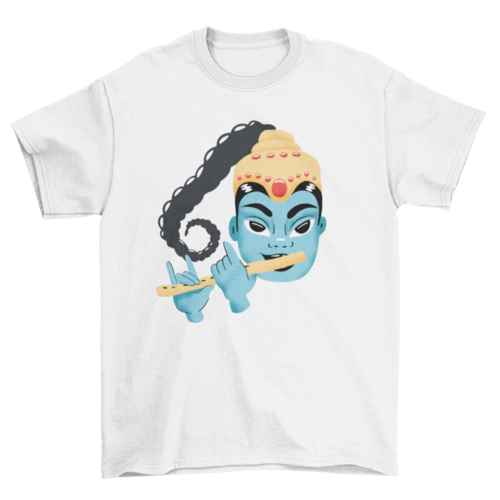 Krishna Cute Illustration T-shirt