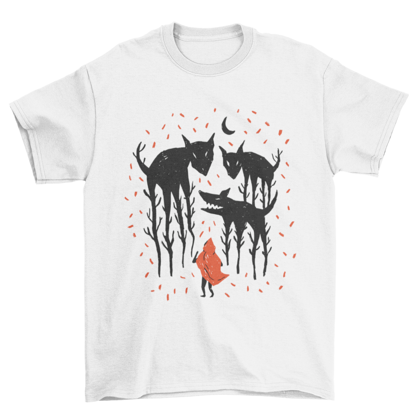 Red Riding Hood Illustration T-shirt