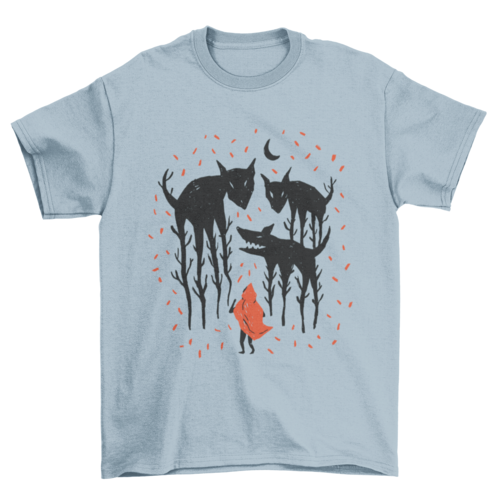 Red Riding Hood Illustration T-shirt