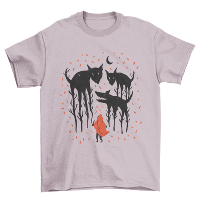 Red Riding Hood Illustration T-shirt