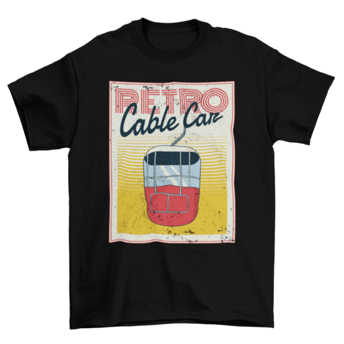 Retro Cable Car T-shirt