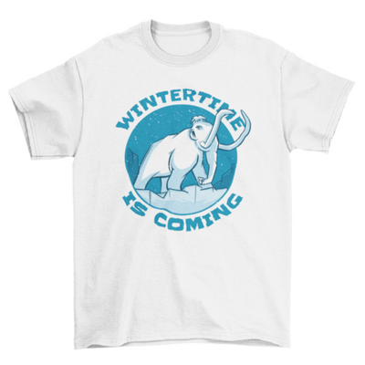 Mammoth Winter Quote T-shirt