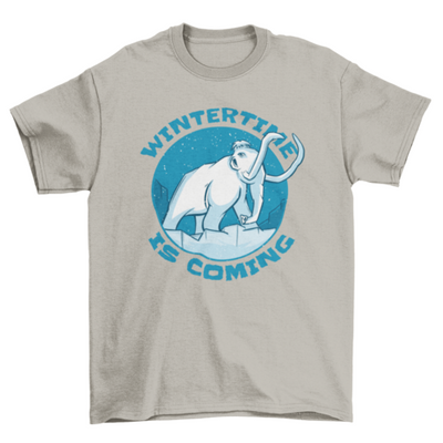 Mammoth Winter Quote T-shirt